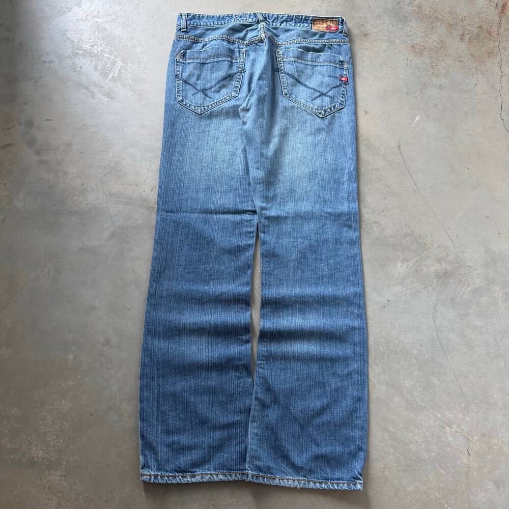 Vintage Y2K Quiksilver Surf Medium Wash Straight Leg Retro Jeans Size 33x34